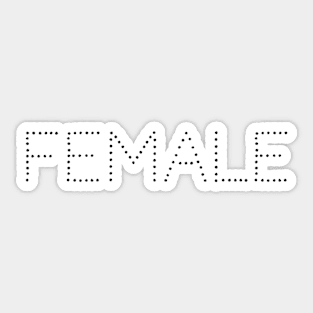 FEMALE Sticker